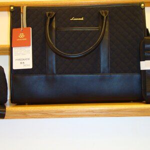 LOVEVOOK Laptop Women's Bag,15.6 inch Waterproof Tote Bag & Clutch NEW WITH TAGS